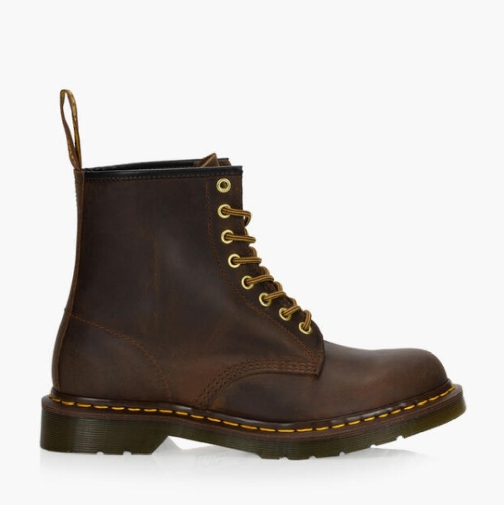 Dr Martens distressed original combat boots